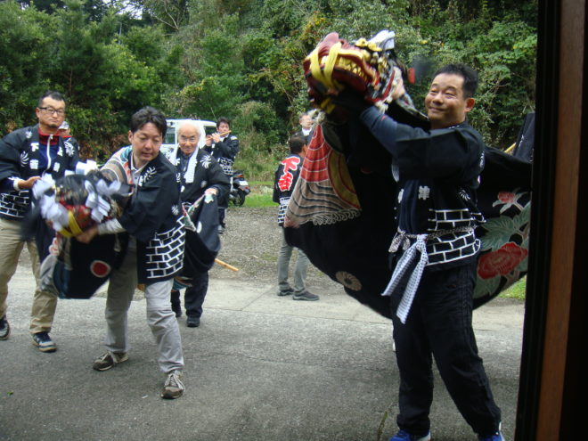 秋津野の祭りの始まりです。